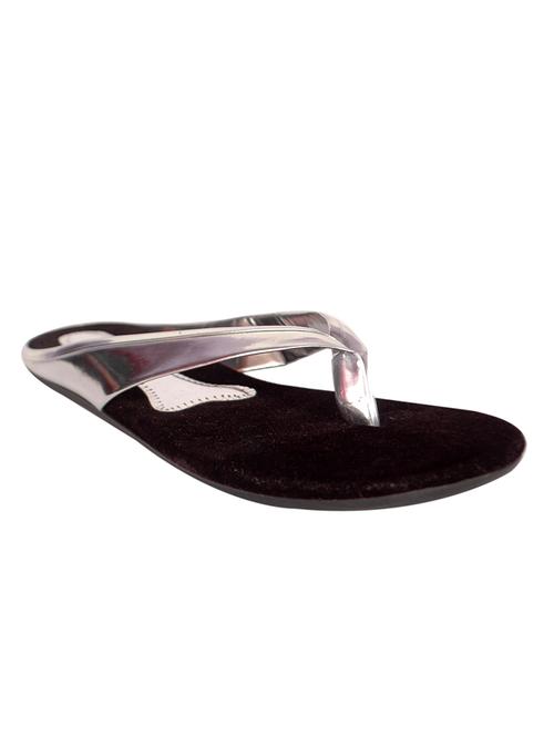 Silver Leatherette Sandal - 11230394 - Very Small Image - 1