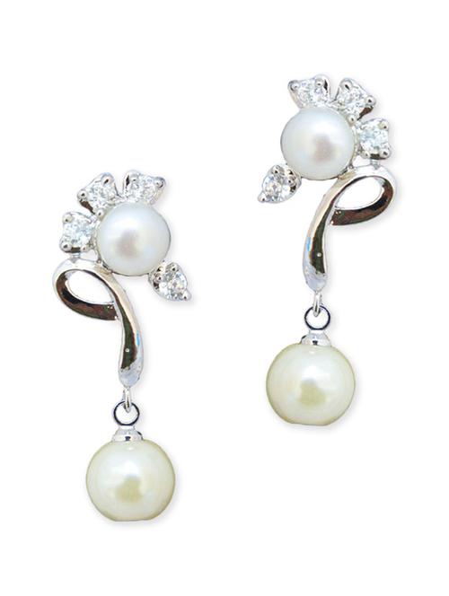 multi colored metal pearl earrings - 11232179 - Very Small Image - 1