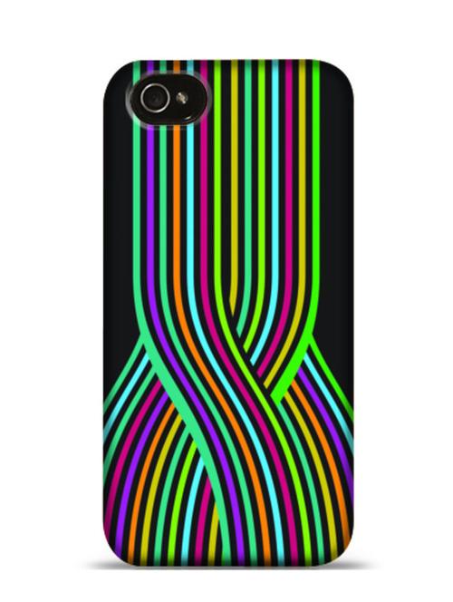 abstract colour lines apple iphone 4s phone case - 11237214 - Very Small Image - 1