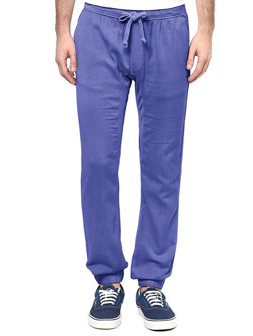 blue cotton joggers - 11240298 - Very Small Image - 1