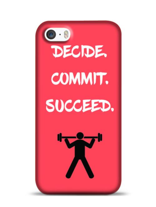 decide commit suceed apple iphone 5s phone case - 11241755 - Very Small Image - 1