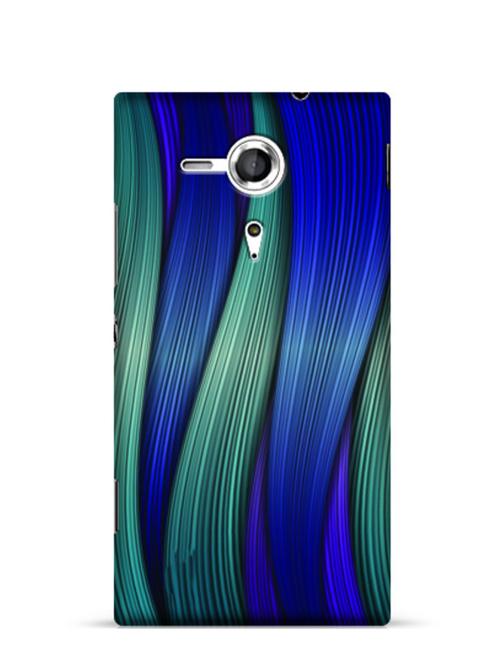 abstract waves sony xperia sp phone case - 11243040 - Very Small Image - 1