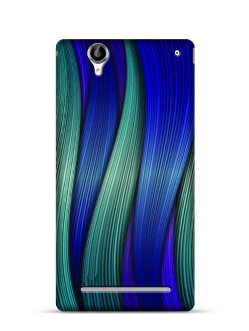 abstract waves sony xperia t2 phone case - 11243153 - Very Small Image - 1