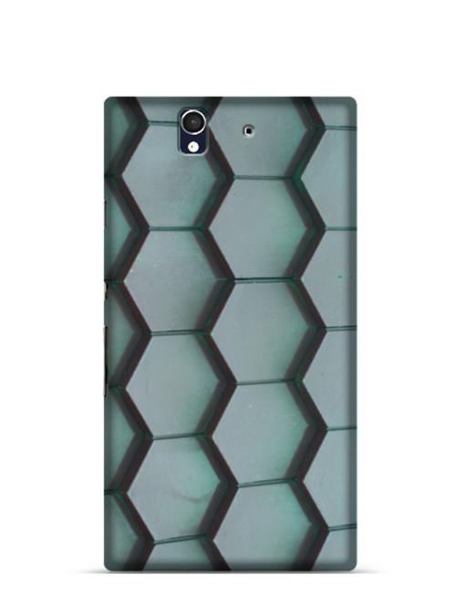 abstract hexagonal sony xperia z phone case - 11243377 - Very Small Image - 1