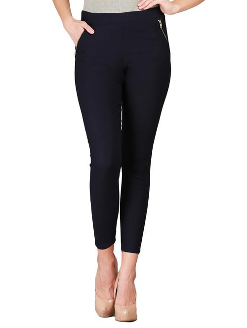 navy blue cotton jegging - 11249195 - Very Small Image - 1