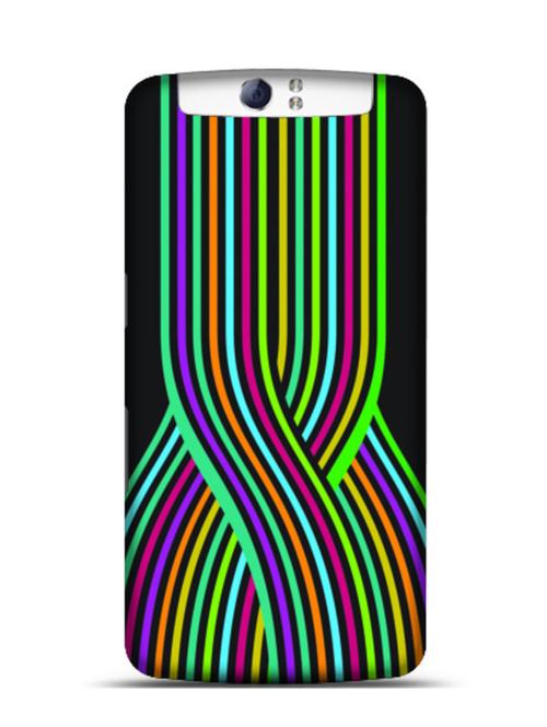abstract colour lines oppo n1 phone case - 11250138 - Very Small Image - 1
