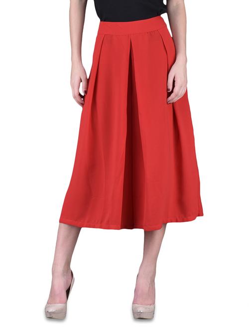 plain plated polycrepe palazzo - 1125179 - Very Small Image - 1