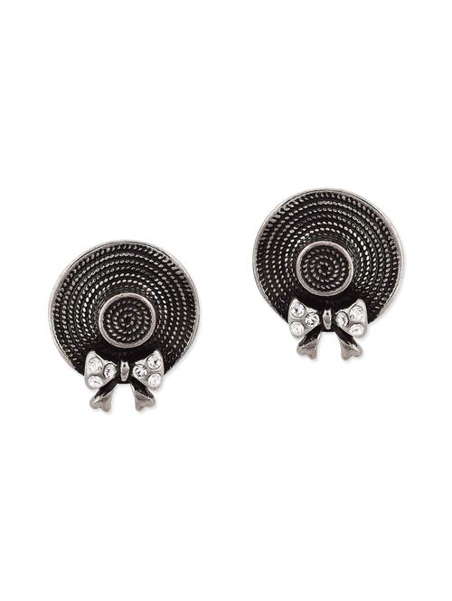 silver metal studs earring - 11253822 - Very Small Image - 1