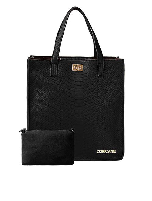 black leatherette handbag - 11259167 - Very Small Image - 1