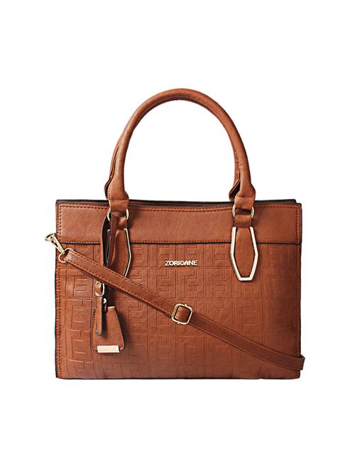 brown leatherette handbag - 11259175 - Very Small Image - 1