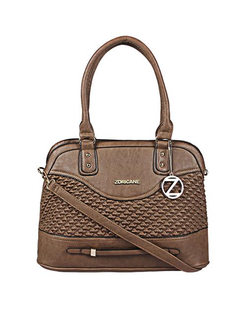brown leatherette handbag - 11259207 - Very Small Image - 1