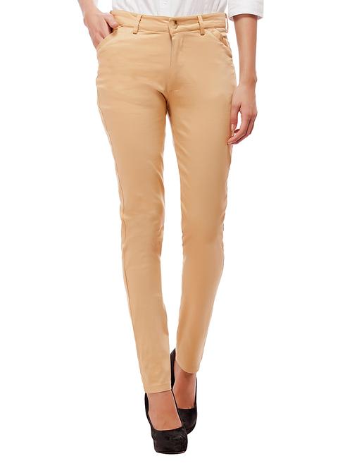 women solid pleated cigarette pants - 11268705 - Very Small Image - 1