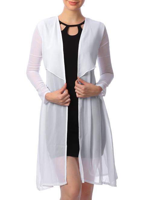 long sleeved solid  shrug - 11269467 - Very Small Image - 1