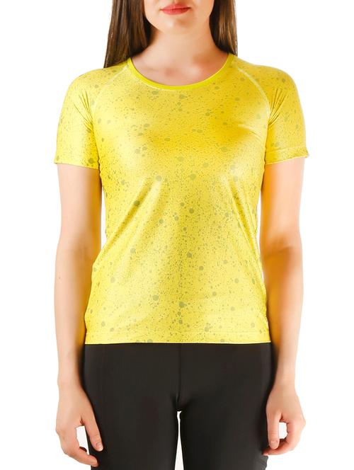 yellow polyester regular tshirt - 11269602 - Very Small Image - 1