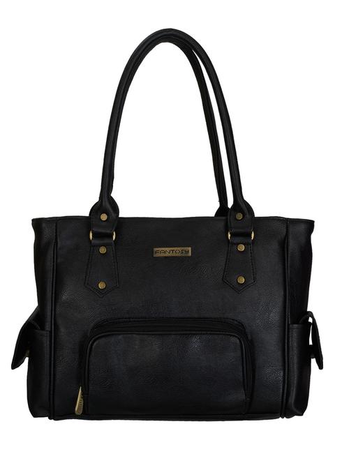 black leatherette (pu) handbag - 11270849 - Very Small Image - 1