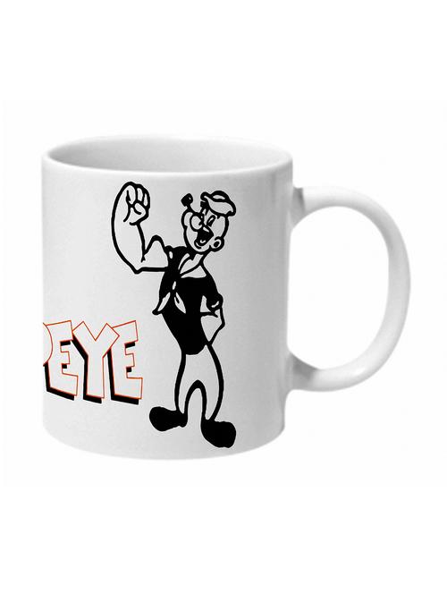 mooch wale popeyes biceps ceramic mug - 11280611 - Very Small Image - 1