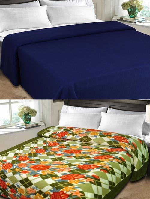 christy's collection assorted blends double blanket (buy 1 get 1) - 11281766 - Very Small Image - 1