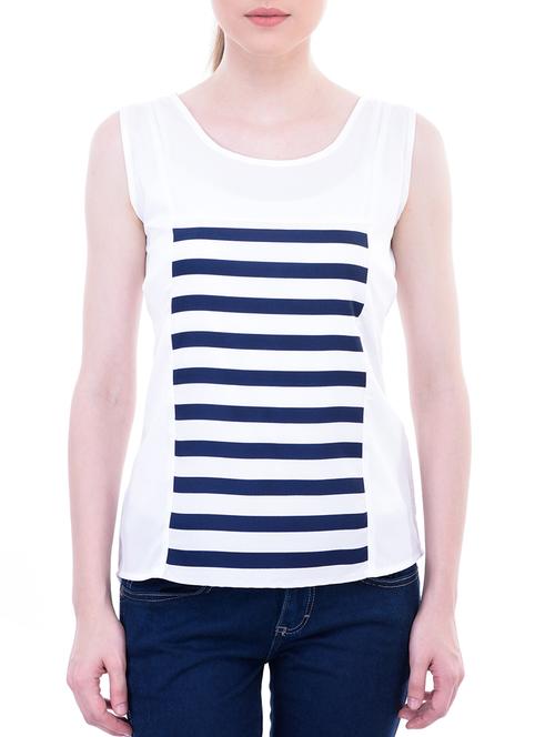 white crepe tank top - 11282018 - Very Small Image - 1