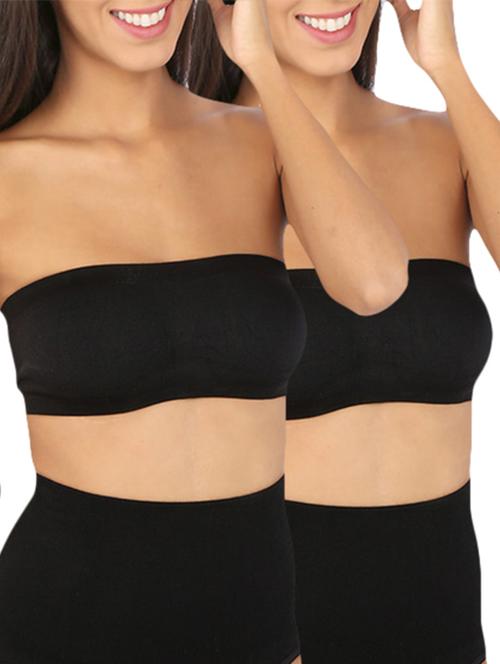 set of 2 solid tube bras - 11290491 - Very Small Image - 1