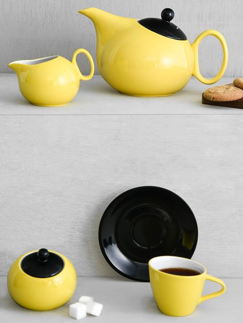 solid orange color tea cup set - 1129289 - Very Small Image - 1