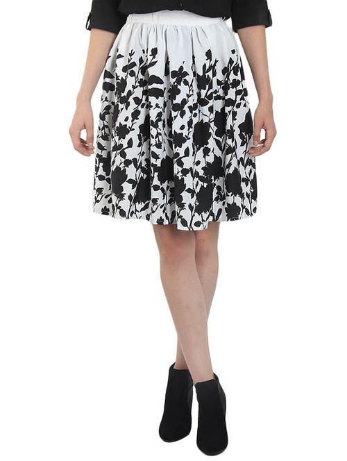 white flared skirt - 11294500 - Very Small Image - 1