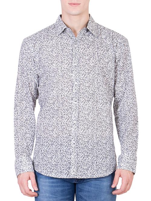 grey cotton casual shirt - 11294999 - Very Small Image - 1