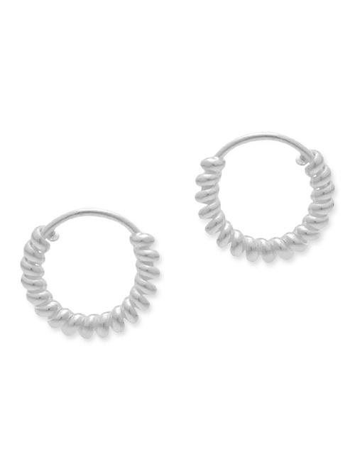 silver hoop earring - 11296553 - Very Small Image - 1