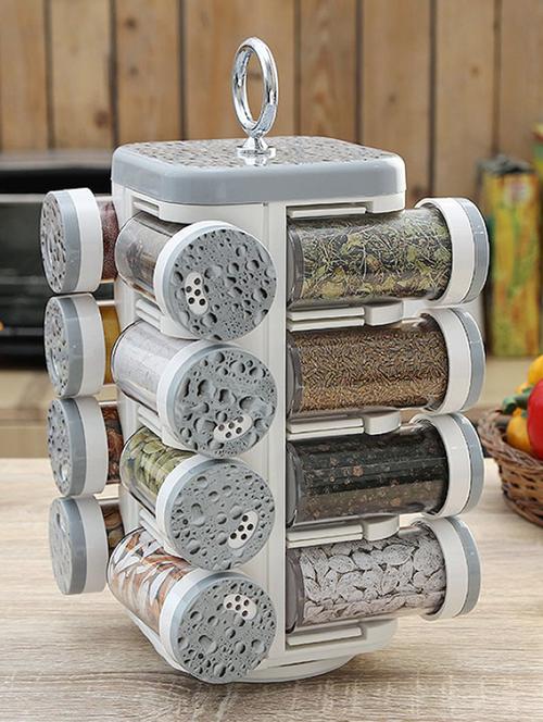 grey printed spice rack set of 16 - 1129750 - Very Small Image - 1