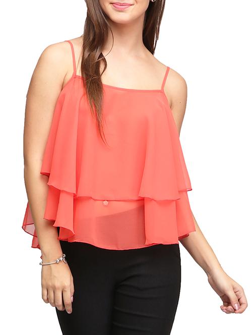 layered cami neck top - 11300054 - Very Small Image - 1