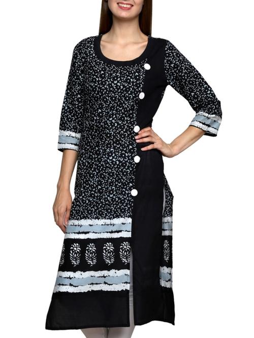 women's front slit kurta - 11301920 - Very Small Image - 1
