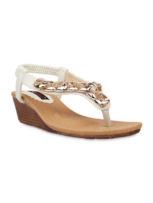 white embellished toe separator wedges - 1130206 - Very Small Image - 1