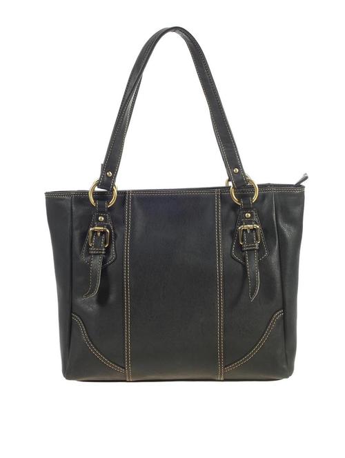 black color, leatherette  handbag - 11309267 - Very Small Image - 1