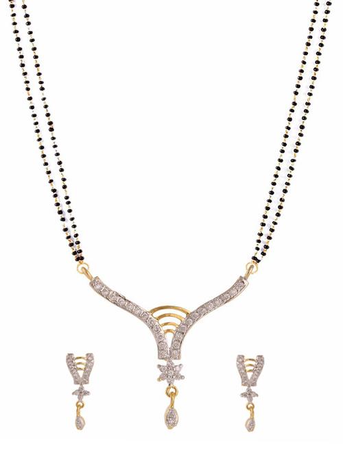 white gold plated necklace - 11310147 - Very Small Image - 1