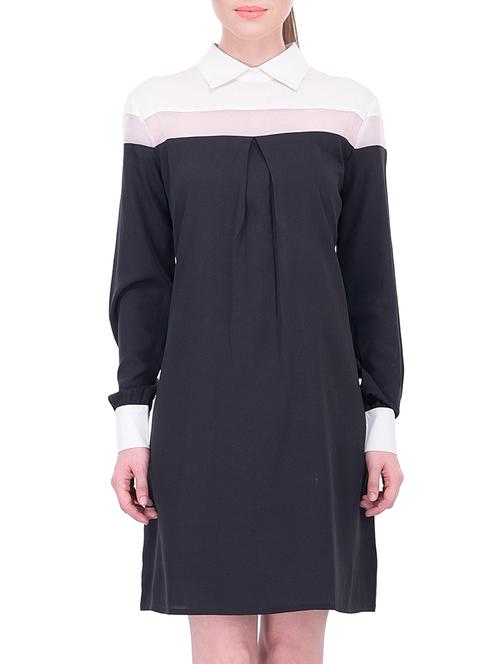 black crepe Shift dress - 11311662 - Very Small Image - 1