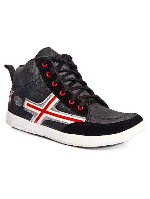 black denim lace up shoes - 11312348 - Very Small Image - 1