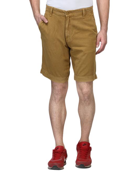 brown cotton shorts - 11312798 - Very Small Image - 1