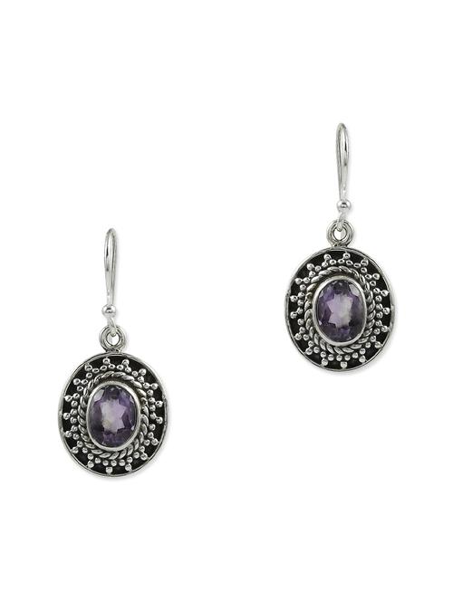 silver drop earring - 11319547 - Very Small Image - 1