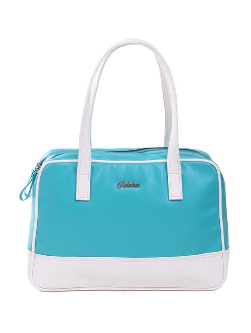 light blue leatherette handbag - 11321020 - Very Small Image - 1