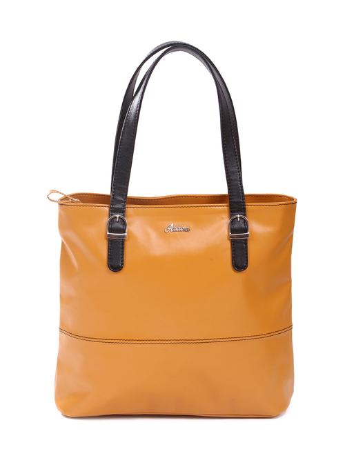 yellow leatherette (pu handbag) - 11321027 - Very Small Image - 1