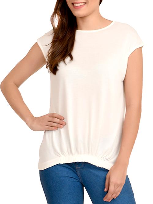 white jersey  top - 11322979 - Very Small Image - 1