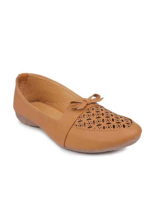 brown slip on faux leather loafer - 11332119 - Very Small Image - 1