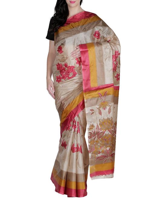multi colored silk saree - 11333616 - Very Small Image - 1