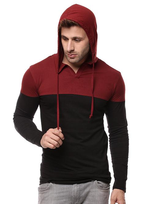 color block cotton sweatshirt - 11334754 - Very Small Image - 1