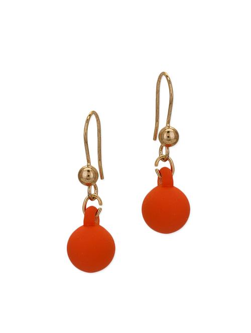 orange copper drop earrings - 11351097 - Very Small Image - 1