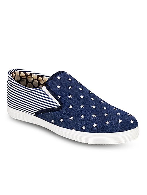 blue canvas slip on loafers - 11354865 - Very Small Image - 1