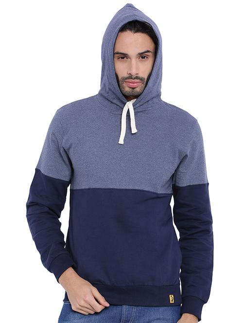 mens color block sweatshirt - 11360593 - Very Small Image - 1