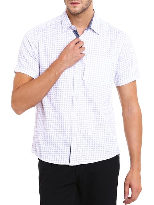 white cotton casual shirt - 11361367 - Very Small Image - 1