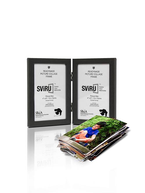 hinged/folding photo frame - 4" x 6" - 11367668 - Very Small Image - 1