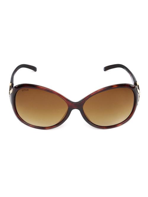 brown oversized uv protected sunglasses - 11367717 - Very Small Image - 1