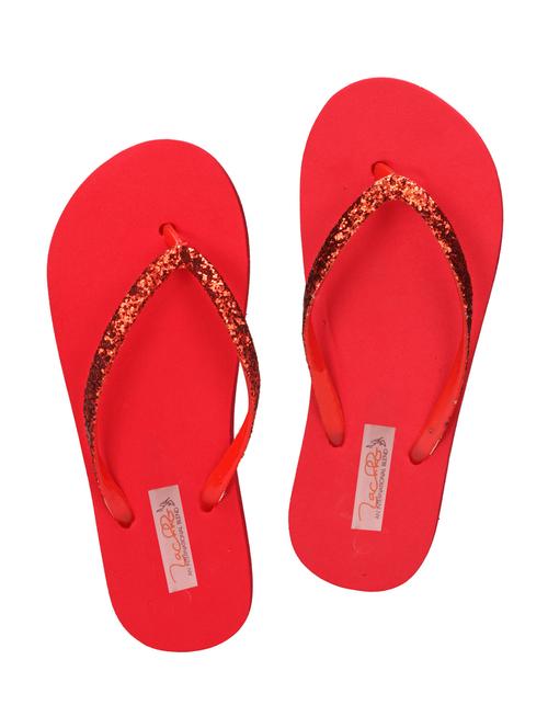 Red Shimmer Flip Flop - 11374168 - Very Small Image - 1